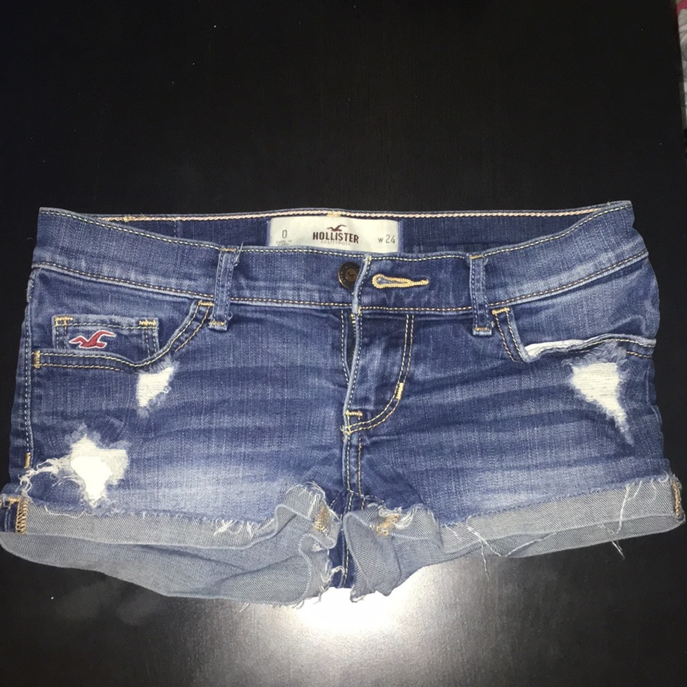 Hollister jean shorts